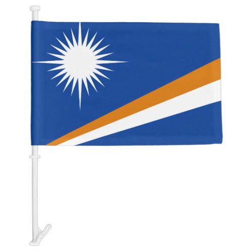 Marshall Islands Car Flag