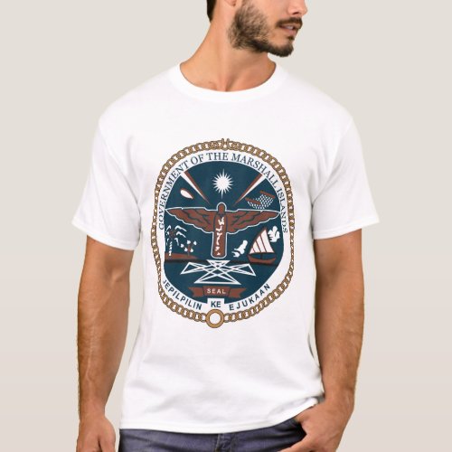 Marshall Islands Coat of Arms T_shirt