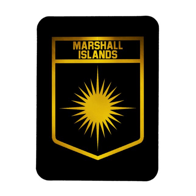 Marshall Islands Emblem Magnet (Vertical)