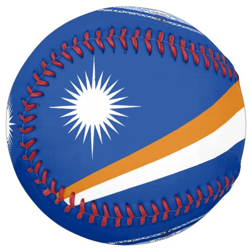 Marshall Islands Flag and Coat of Arms Patriotic Softball