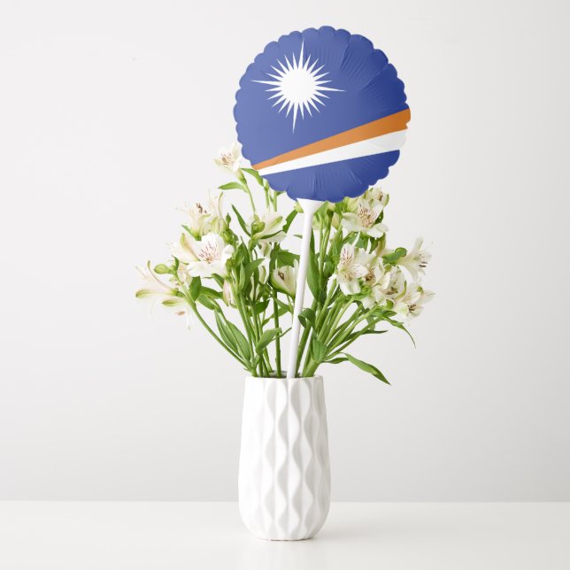 Marshall Islands flag Balloon (Vase)