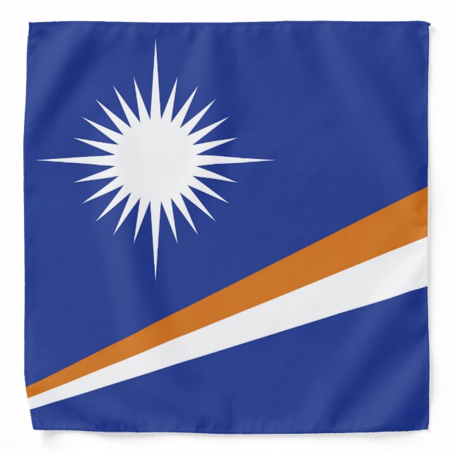 Marshall Islands flag Bandana (Front)