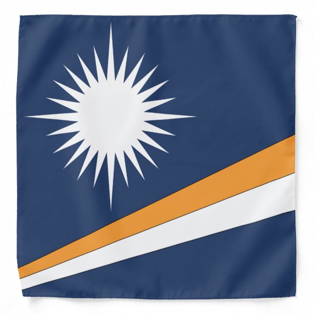 Marshall Islands Flag Bandana (Front)