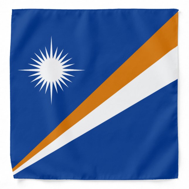 Marshall Islands Flag Bandana (Front)