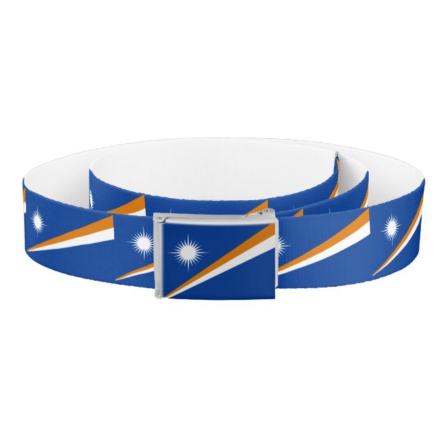Marshall Islands Flag Belt (Coil)