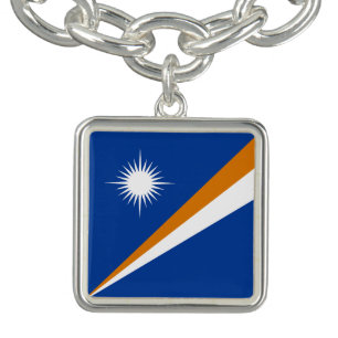 Marshall Islands Flag Bracelet