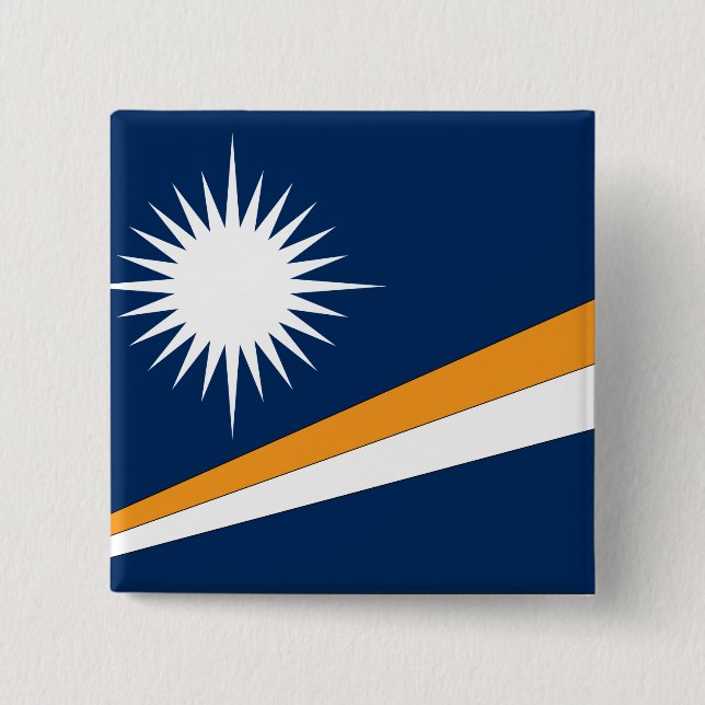 Marshall Islands Flag Button (Front)