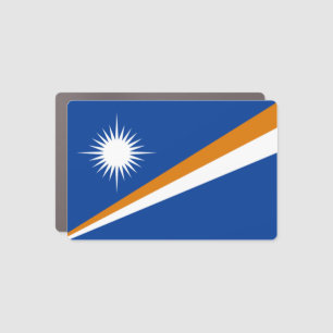 Marshall Islands Flag Car Magnet