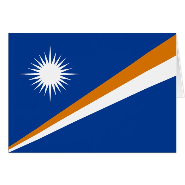 Marshall Islands Flag Cards (Front Horizontal)