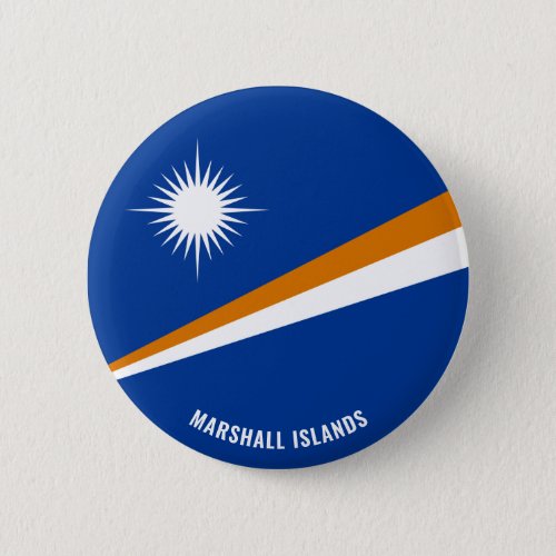 Marshall Islands Flag Charming Patriotic Button