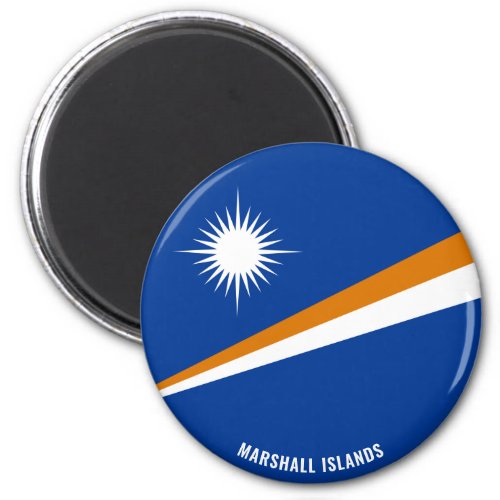 Marshall Islands Flag Charming Patriotic Magnet
