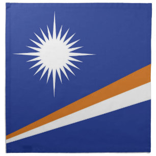 Marshall Islands flag Cloth Napkin
