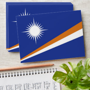 Marshall Islands flag Envelope