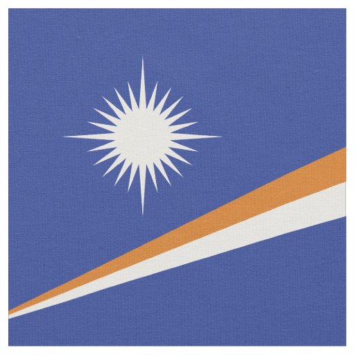 Marshall Islands flag Fabric
