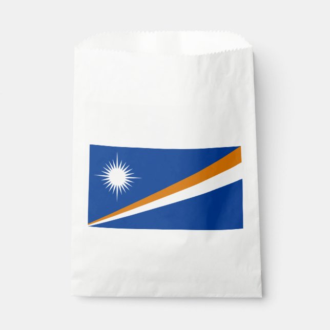 Marshall Islands Flag Favor Bag (Front)
