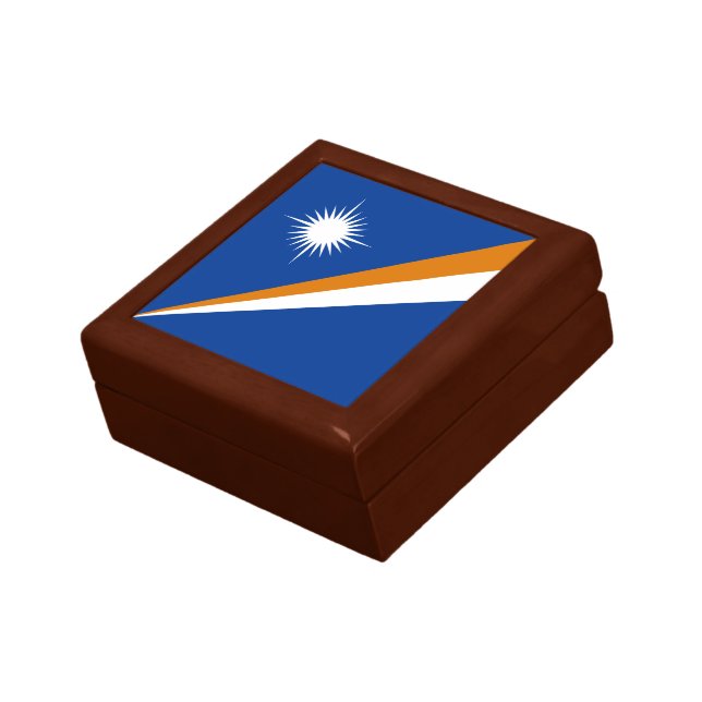 Marshall Islands Flag Gift Box (Side)