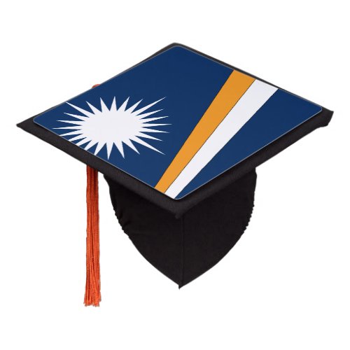 Marshall Islands Flag Graduation Cap Topper