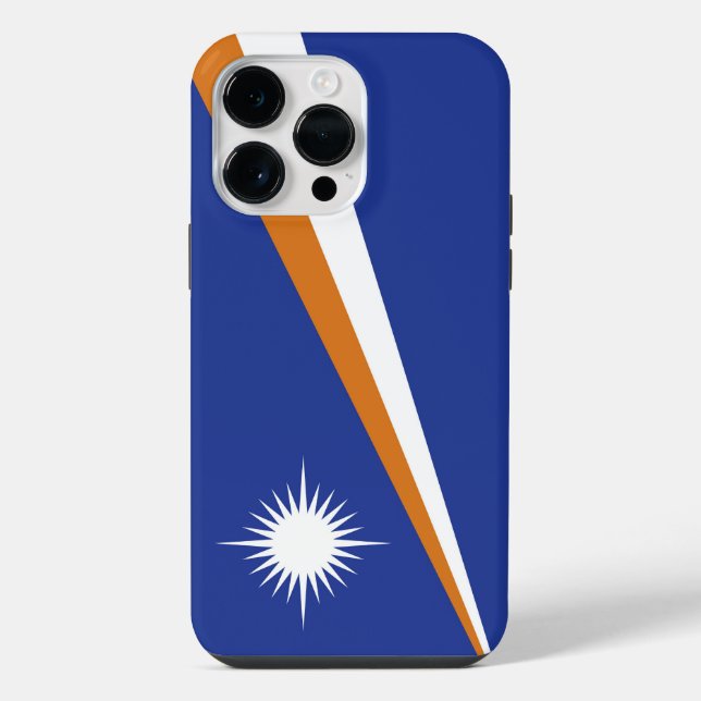 Marshall Islands flag Iphone Case (Back)