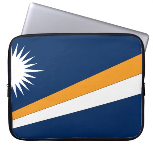 Marshall Islands Flag Laptop Sleeve