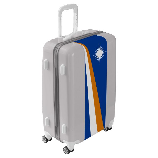Marshall Islands Flag Luggage (Rotated Left)