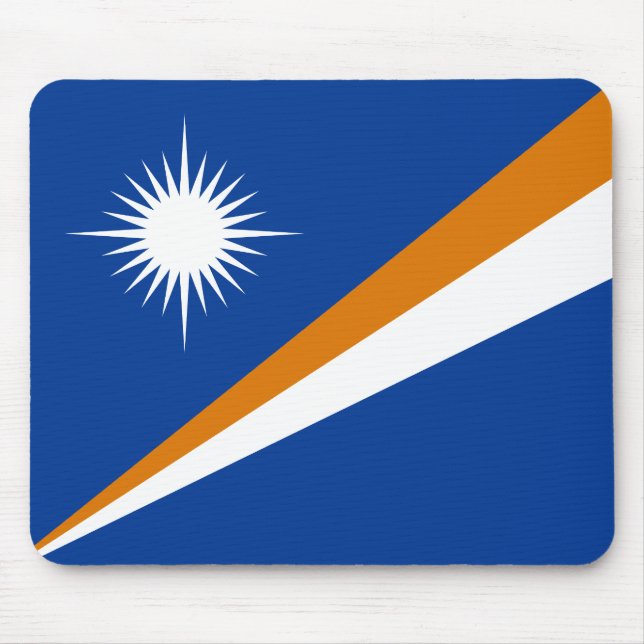 Marshall Islands Flag Mouse Pad (Front)
