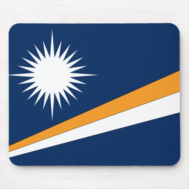 Marshall Islands Flag Mouse Pad (Front)