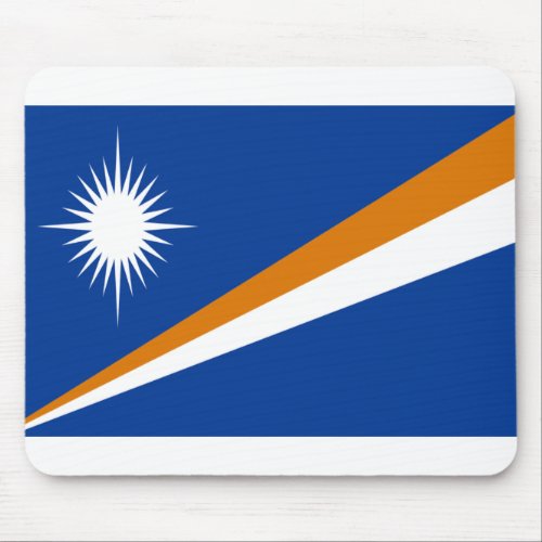 marshall islands flag mouse pad