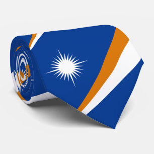 Marshall Islands Flag Neck Tie