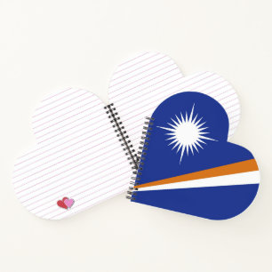 Marshall Islands flag Notebook