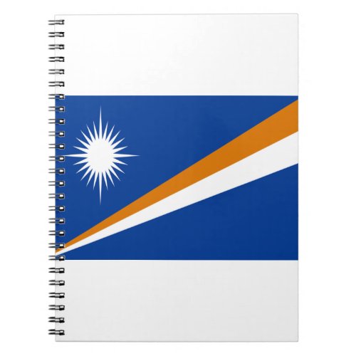 marshall islands flag notebook