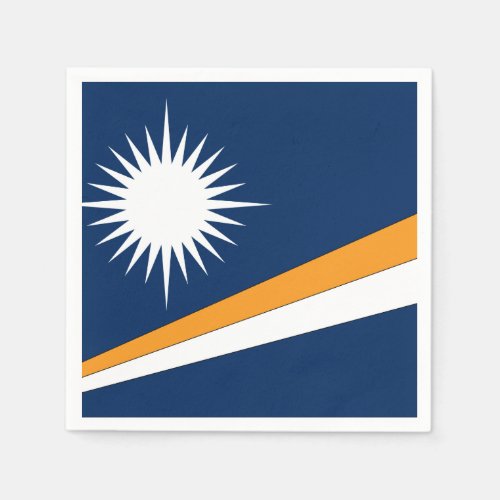 Marshall Islands Flag Paper Napkins