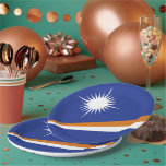 Marshall Islands flag Paper Plates