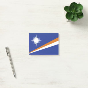 Marshall Islands flag Post-it Notes