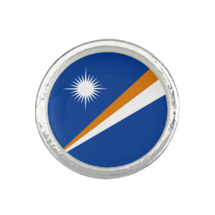 Marshall Islands Flag Ring