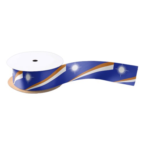 Marshall Islands Flag Satin Ribbon