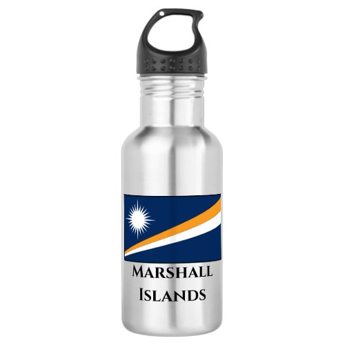 Marshall Islands Flag Stainless Steel Water Bottle