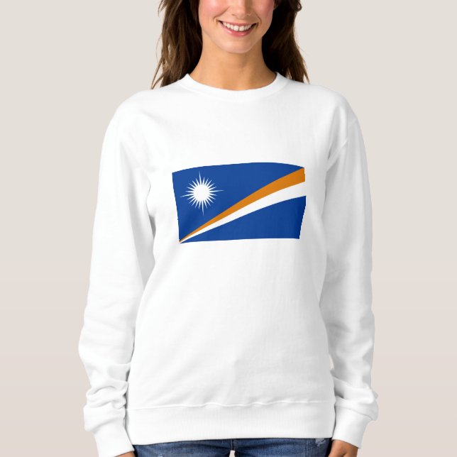 Marshall Islands Flag Sweatshirt (Front)