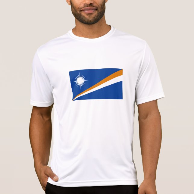 Marshall Islands Flag T-Shirt (Front)
