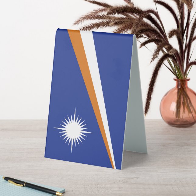 Marshall Islands flag Table Tent (In SItu (Table))