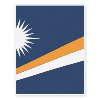 MARSHALL ISLANDS Flag Temporary Tattoos