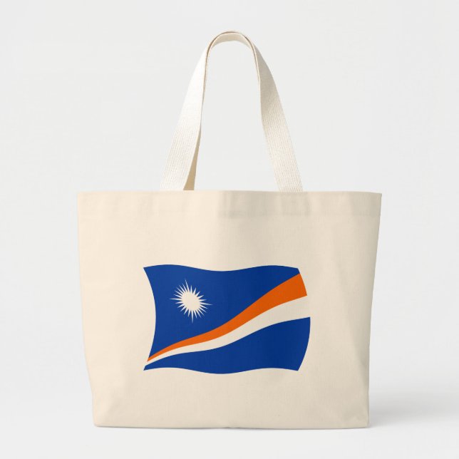 Marshall Islands Flag Tote Bag (Front)