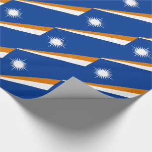 Marshall Islands Flag Wrapping Paper