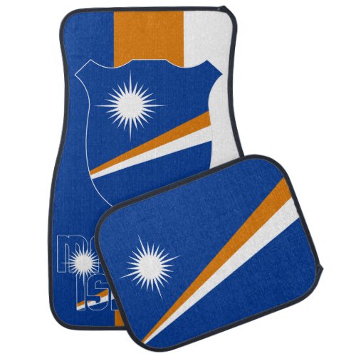 Marshall Islands National Flag Patriotic Car Floor Mat