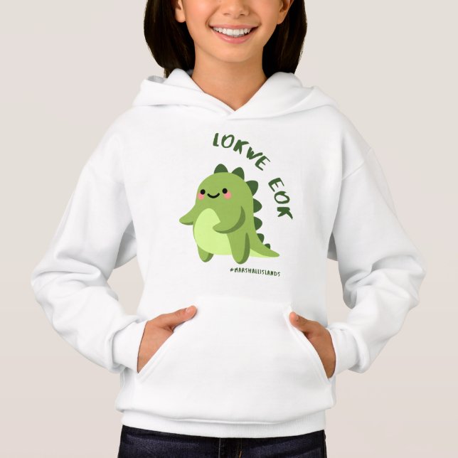 Marshall Islands Pacific Islander (Hello!) Hoodie (Front)
