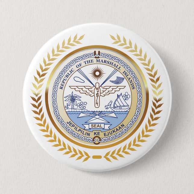 Marshall Islands Seal Button (Front)