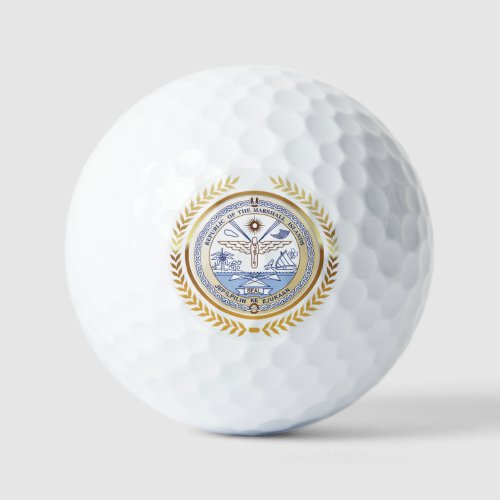 Marshall Islands Seal Golf Balls