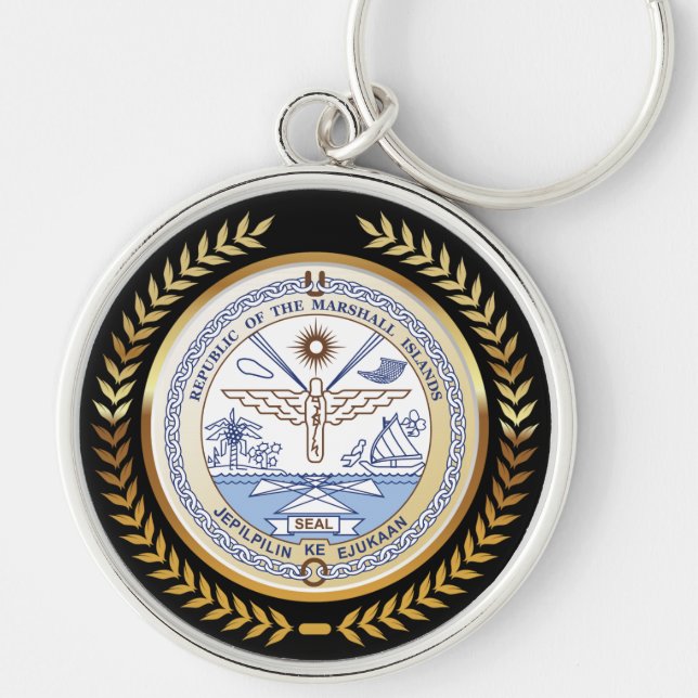 Marshall Islands Seal Keychain (Front)