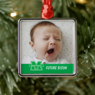 Marshall M Add Your Photo Metal Ornament