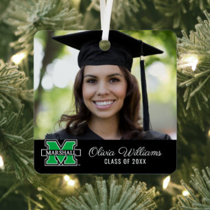 Marshall M   Graduation Metal Ornament