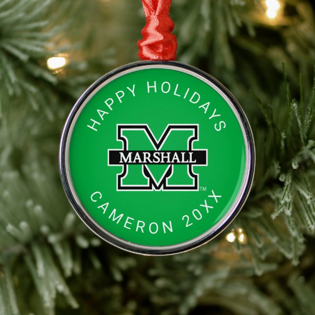 Marshall M | Graduation Metal Ornament (Tree)